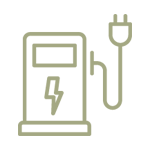 Electric car charging station